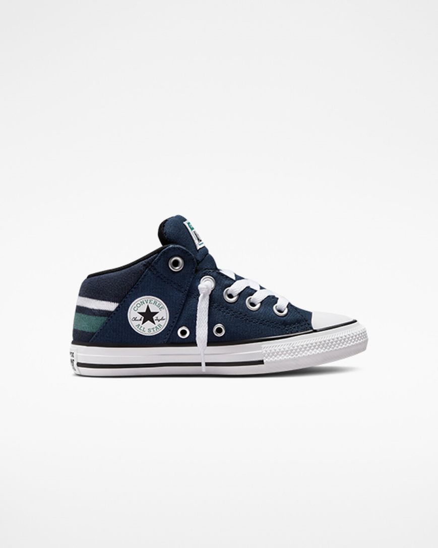 Tenisi Inalti Fete Converse Chuck Taylor All Star Axel Varsity Club Bleumarin Albi | RO OYDJZ068